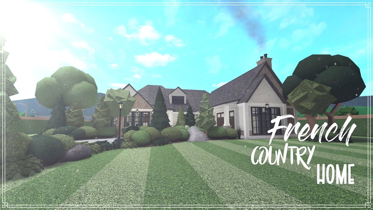 Bloxburg | French Country Home (2/2) - YouTube