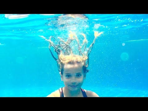 Havuzda Bir Gün Videosu. Ecrin Underwater 2. Su Altı Çekimleri İle Ecrin Su Çoban