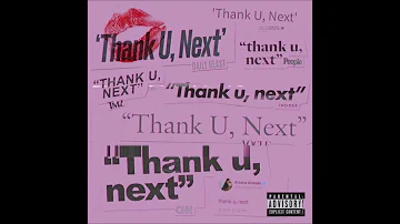 Ariana Grande - thank u, next [MALE VERSION]