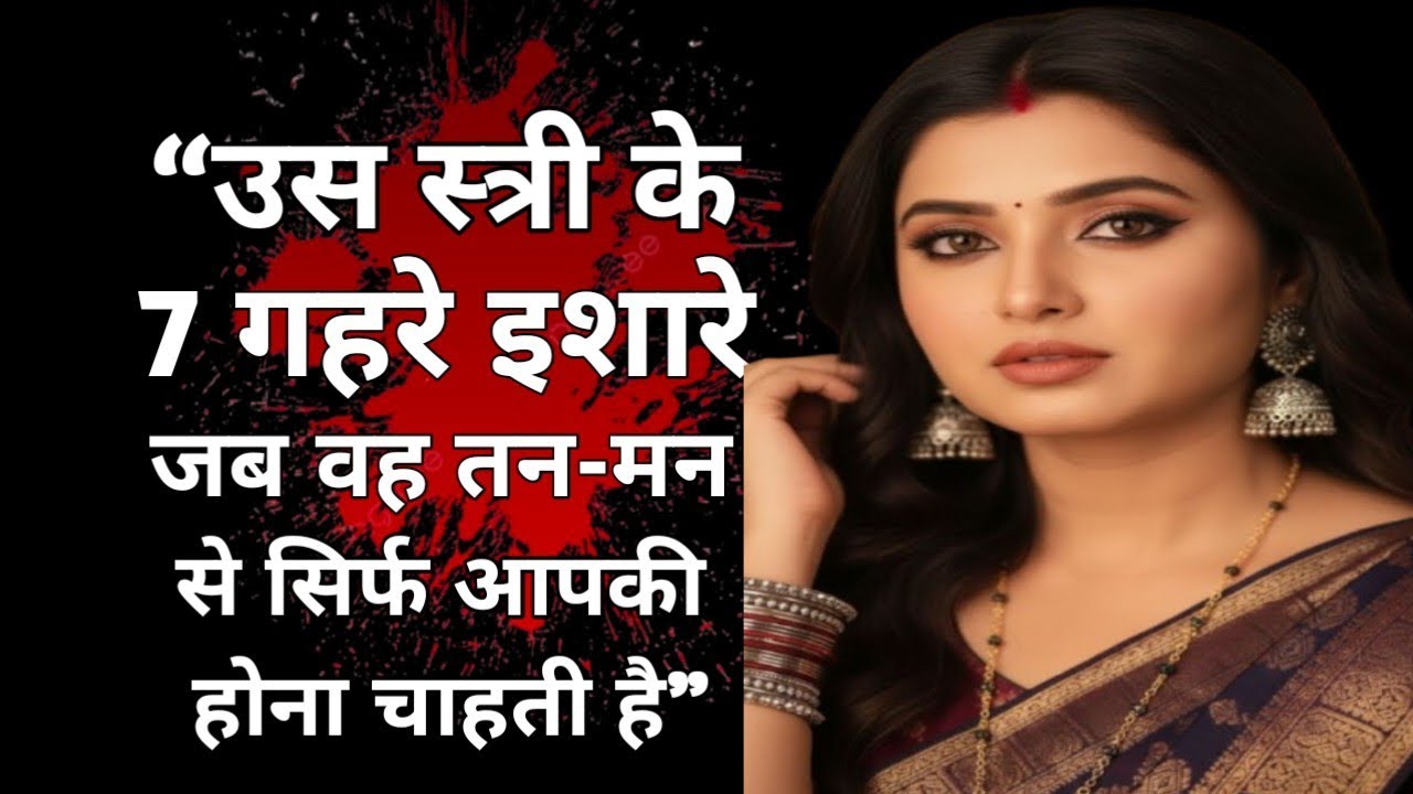 “उस स्त्री के 7 गहरे इशारे — जब वह तन-मन से सिर्फ आपकी होना चाहती है”