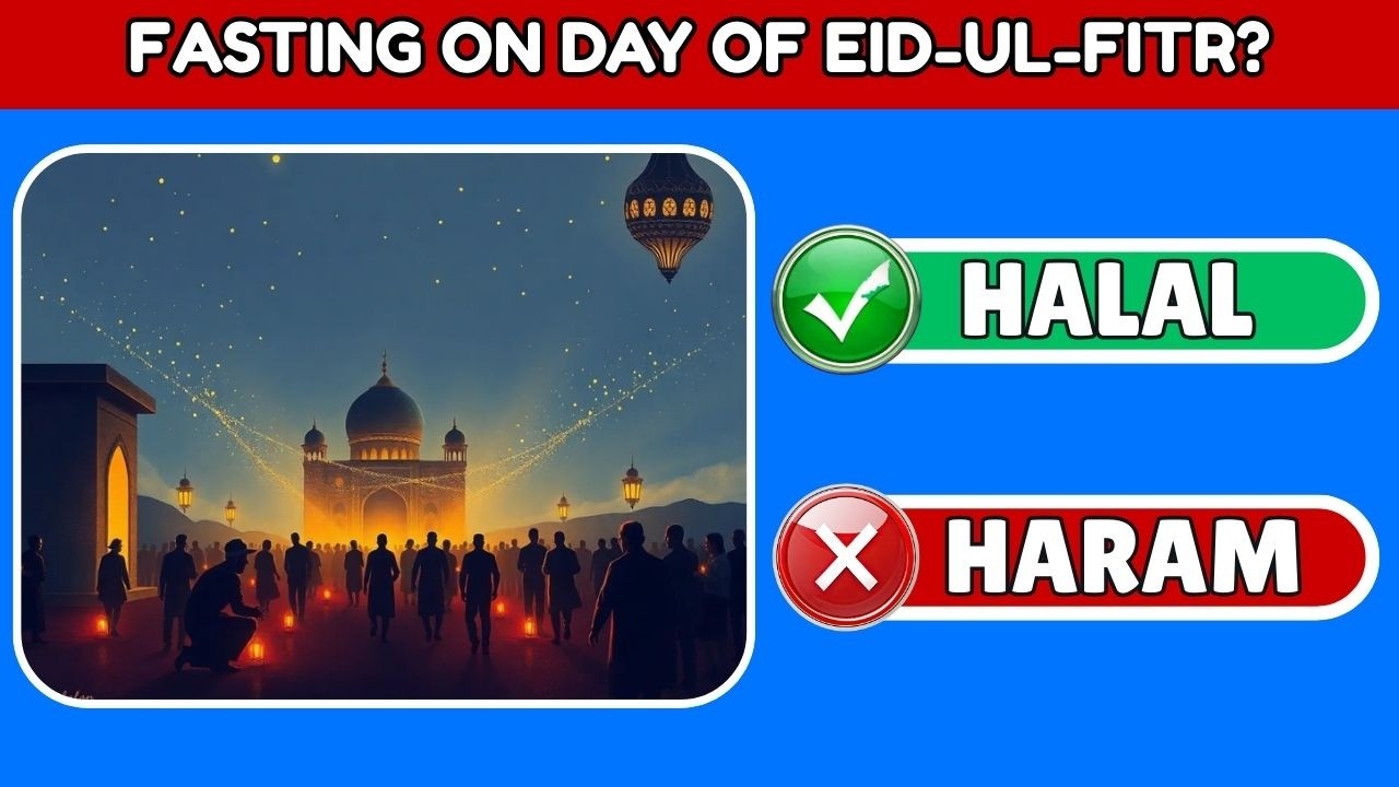 🌙 Halal or Haram Quiz Challenge | Eid ul Fitr Edition 🕌