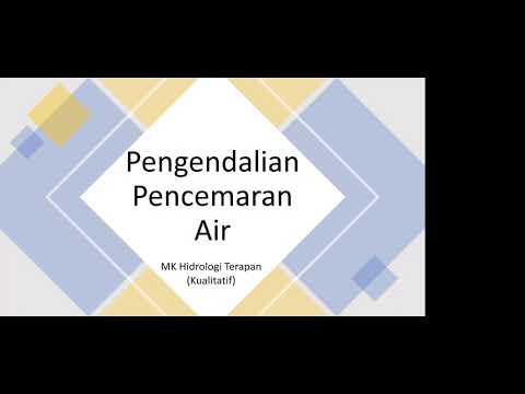 Pengendalian Pencemaran Air