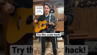 Try this scale hack on guitar? guitar neosoul lesson groovy vibe acousticguitar fyp