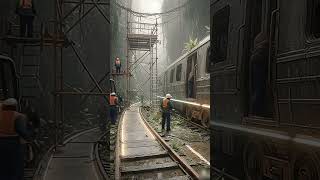 Old Train clean a few second #usa #america #unitedstates