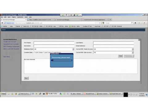 Managing Oracle Clinical, RDC, and TMS Accounts