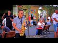 Одесса, Дерибасовская, саксофон / Odessa, Deribasovskaya street, saxophone