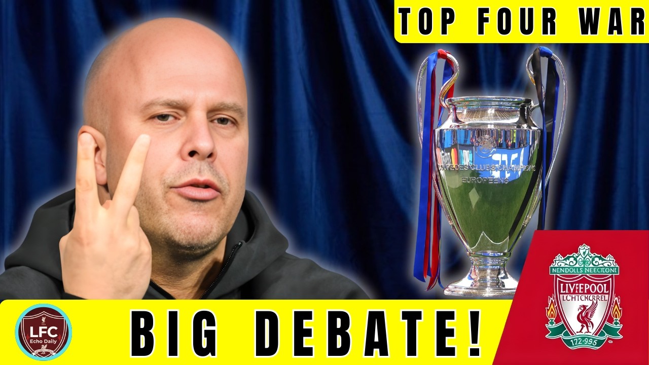 😱BIG DEBATE🔥 TOP FOUR WAR🚨CHAMPIONS LEAGUE CHAOS😱VAR STORM ERUPTS⚡SLOT SPEAKS OUT😡REFEREE FURY💥