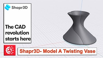 Shapr3D- Model A Curved Vase