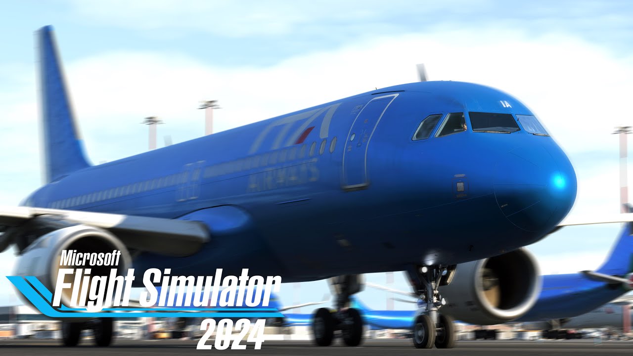 Flight Simulator 2024 | Airbus A320 Rome ✈︎ Amsterdam | GoPro Cockpit View