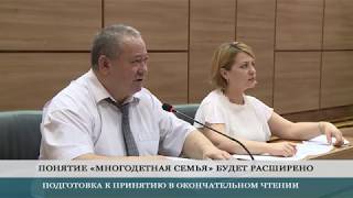 Статус «многодетная семья» и восстановление дубрав. Работа в комитетах –9.07.2020