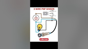 3 Wire PNP sensor.#proximitysensor