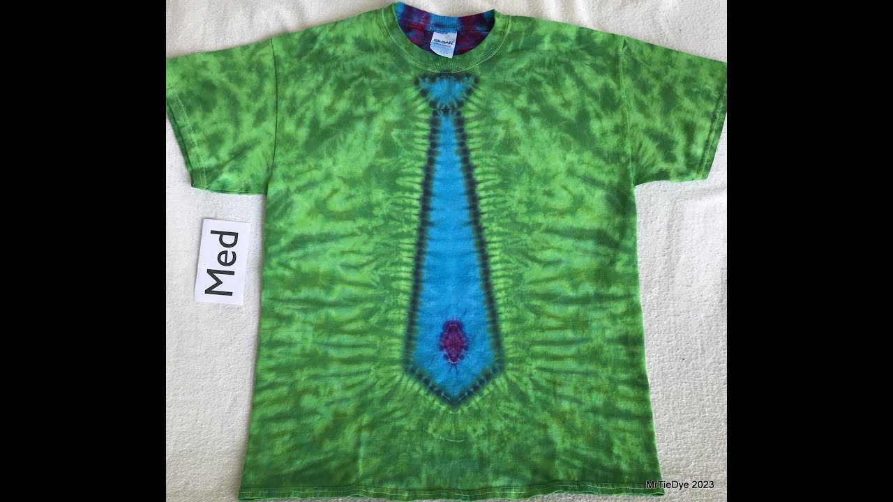 How to Tie Dye a Tie Dye Tie Tee ~ Just in time for Father's Day ✌🏻 Tie-Dye Neck Tie