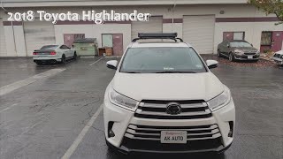 2018 Toyota Highlander не гарантийный случай