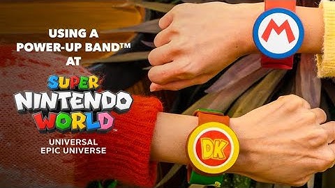 SUPER NINTENDO WORLD™ Power-Up Band ™ at Universal Epic Universe