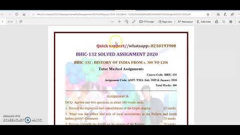 BSOC-132 AND BHIC-132 SOLVED ASSIGNMENT 2019-2020