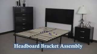 Headboard Footboard Brackets For Platform Frame With Slats