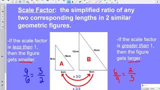 Notes Corresponding Sides & Identify Scale copies & Scale Factor
