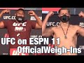 UFC on ESPN 11 Weigh-Ins: Curtis Blaydes vs Alexander Volkov