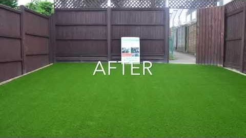 Artificial Lawn Potters Bar Installation Video by Premium Artificial Grass