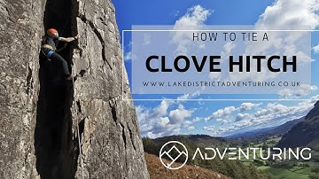 how to tie a clove hitch into an climbing anchor