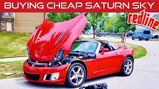 Buying Saturn SKY Redline And it Broke Down 10min Later