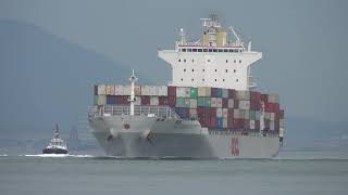 Container Shipoocl Dalian Crossing The Tsing Ma Bridge In Hk 20250828