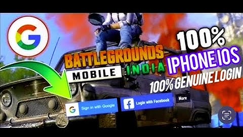 HowtologinBgmiwithGmail in iphone/ios 2025bgmi Idloginwith gmail account in iPhone100%genuine logins