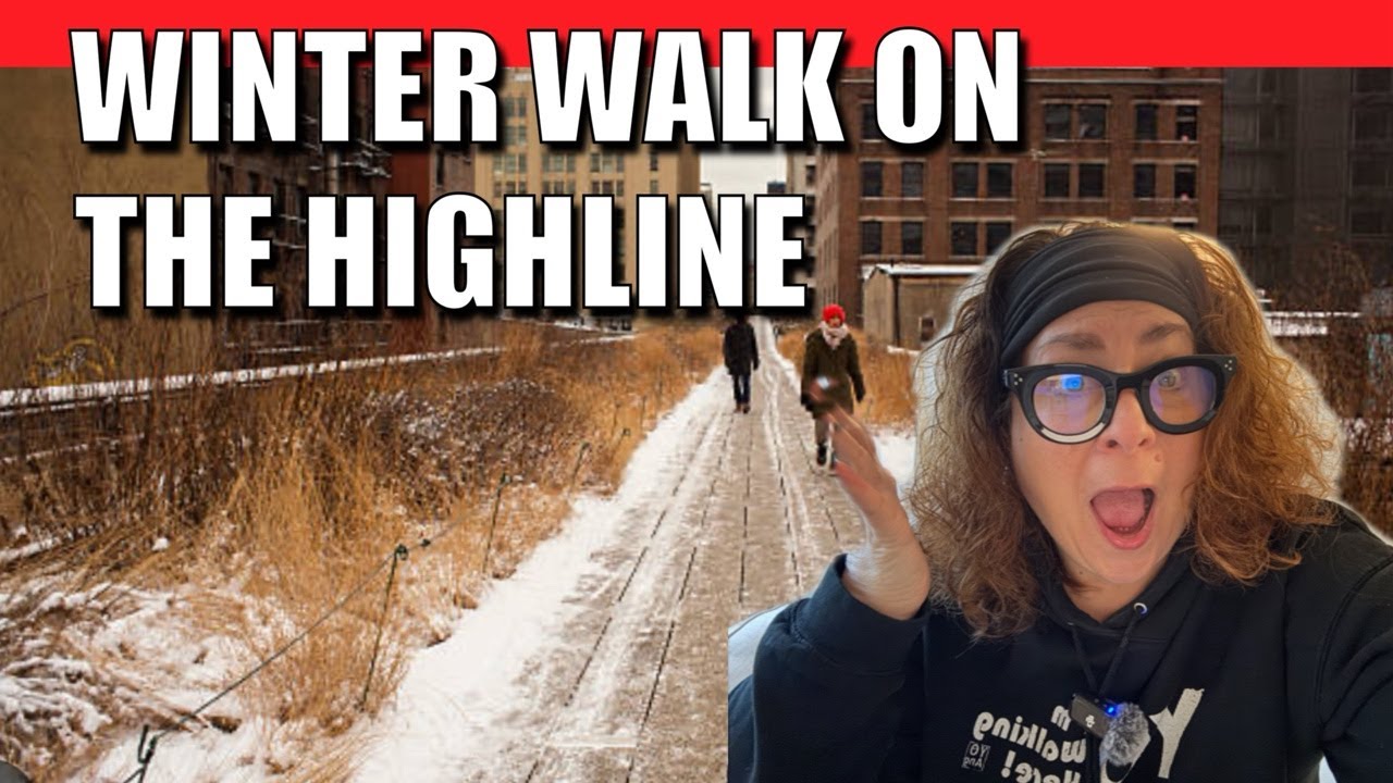 Walking thru The Highline NYC #travel #nyc
