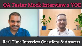 Manual & Automation Interview Questions for Experienced | Manual Testing Mock Interview | Pradip Khe