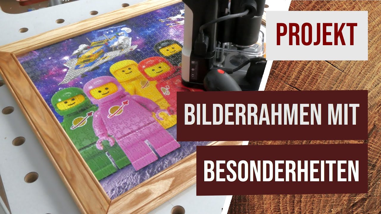 Bilderrahmen (für Puzzle) mit Besonderheiten, Shaper Origin und 3D-Druck sind auch dabei