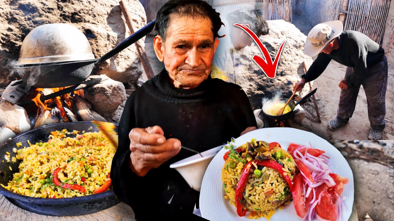 El Tío MAXI de 80 años Probó un Delicioso ARROZ de MARISCOS por Primera vez en su VIDA