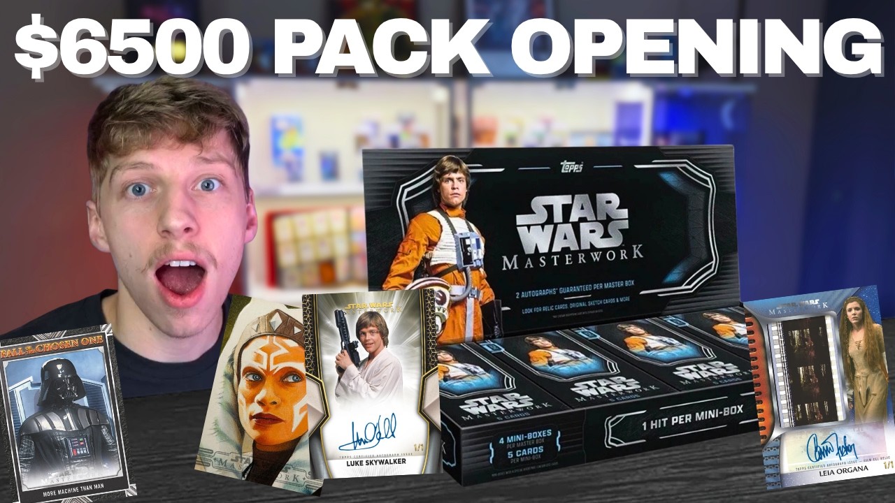FULL CASE!! 2025 Topps Star Wars Masterwork 8x Hobby Box Opening