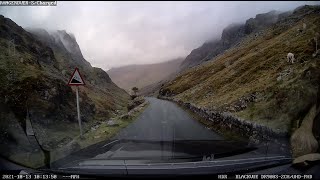 The Lake District with Lamborghini Huracan in toe - No Mans Land - film location 4K