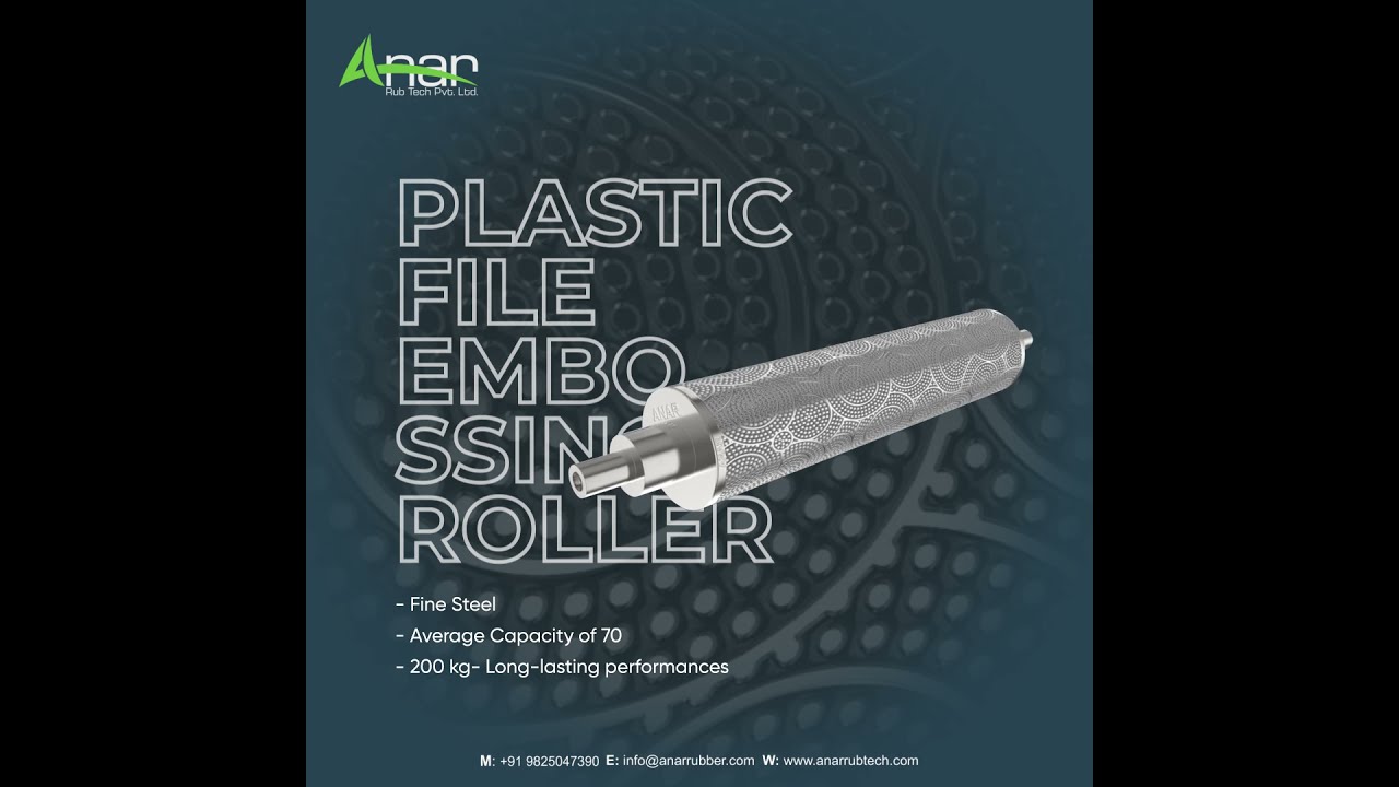 Anar Rub Tech introduces you to our set of embossing rollers!