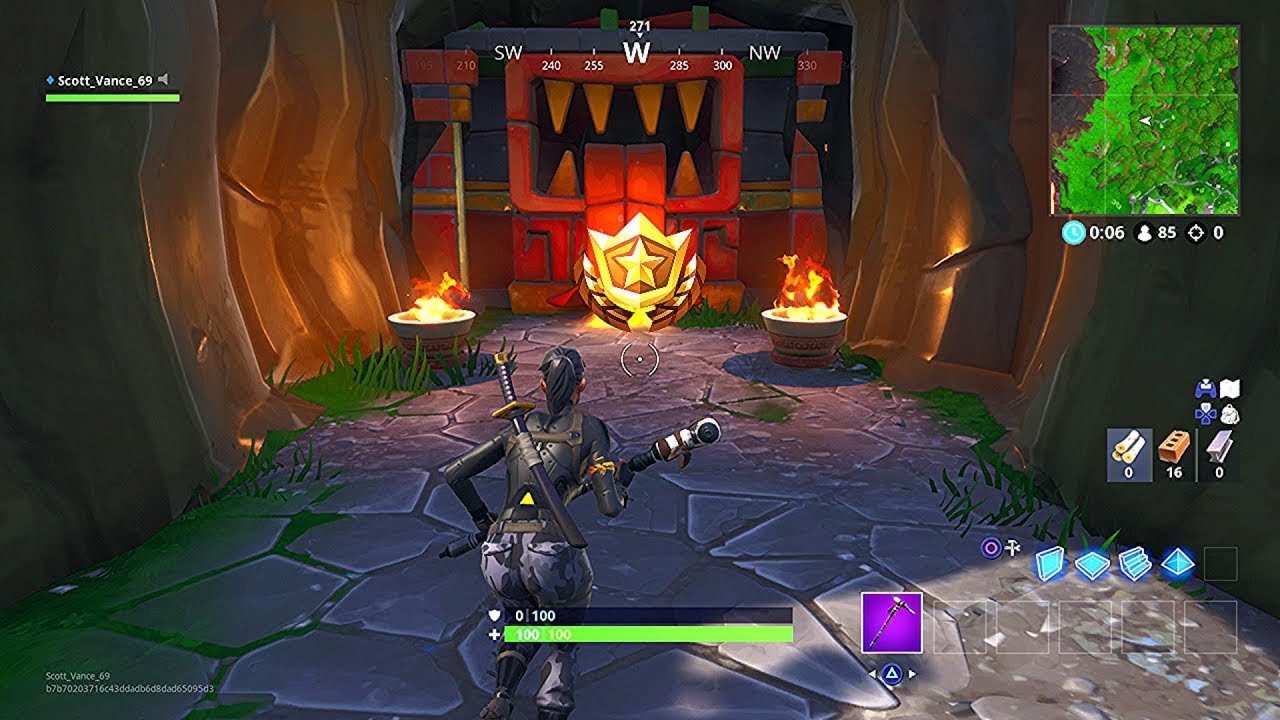 Season 8 Week 3 Secret Battle Star Location Fortnite Season 8 Secret