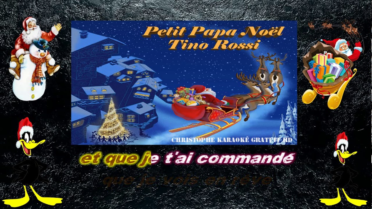 Chant de Noël Tino Rossi Petit Papa Noël - YouTube
