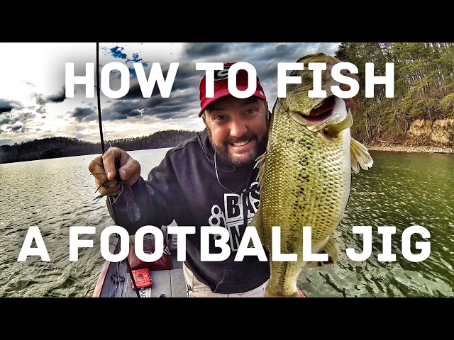 Bass Fishing - How to Fish a Football Jig - ALL THE TIPS AND TECHNIQUES 