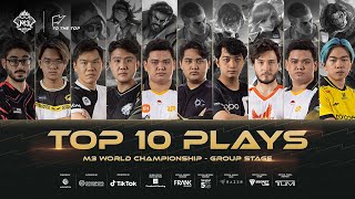 SAVAGE 🐺 Top 10 Plays from M3 World Championship Group Stage 🔥