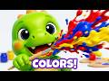 WOW! Learn Colors with Danny Dino 🌈 | Fun Color Song for Kids