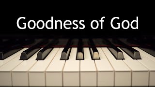 Miniatura de "Goodness of God - piano instrumental cover with lyrics"