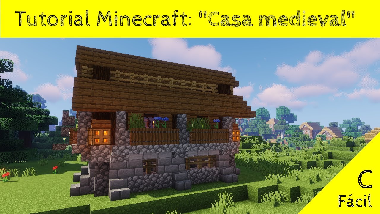 Minecraft: casa MEDIEVAL pequeña FACIL 👑