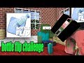 Monster School : BOTTLE FLIP CHALLENGE - Minecraft animation