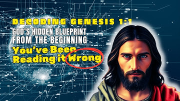 Decoding Genesis 1:1 -  Hidden Bible Codes Reveal Jesus From The Beginning
