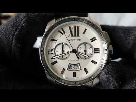 Cartier De Calibre Automatic Chronograph W7100045 in steel Function testing