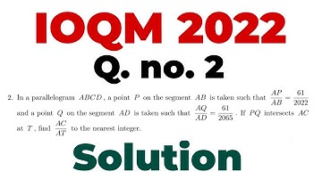 IOQM 2022 Solution | Question no. 2 | @FOCUS4MATHS