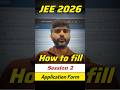 How to fill JEE Mains form 2026 session 2 NTA Update✅|JEE Main Session 2 Registration 2026 #jee2026