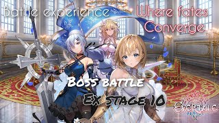 Evertale - Boss battle [ex stage 10] where fates converge