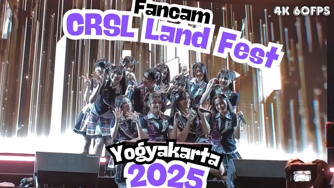 JKT48 at CRSL Land Fest. [Fancam] 4k 60 Fps