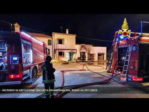 INCENDIO IN ABITAZIONE: SALVATA UN'ANZIANA DAL ROGO | 14/07/2023