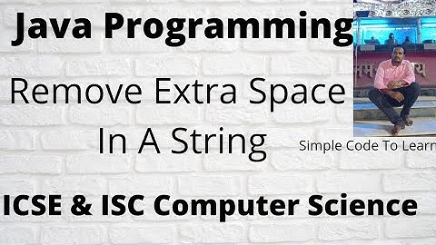 Remove extra space from string in Java